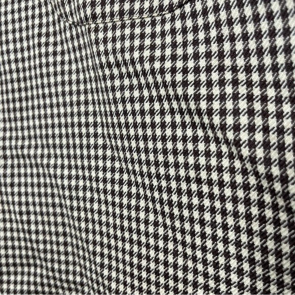 VTG Polo Ralph Lauren Men Beck Shirt Large 100%‎ Wool Houndstooth Brown Pockets - Picture 3 of 10